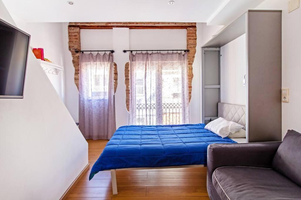 Apartamento Con Terraza Privada Cerca De La Playa 발렌시아 외부 사진